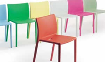 Plastic molded chair